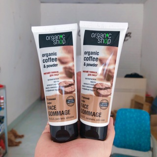 Tẩy da chết cafe organic