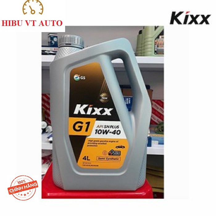 Dầu động cơ xăng tổng hợp cao cấp Kixx G1 API SN PLUS 5W30 4L Thùng Nhựa Công nghệ Triple Double