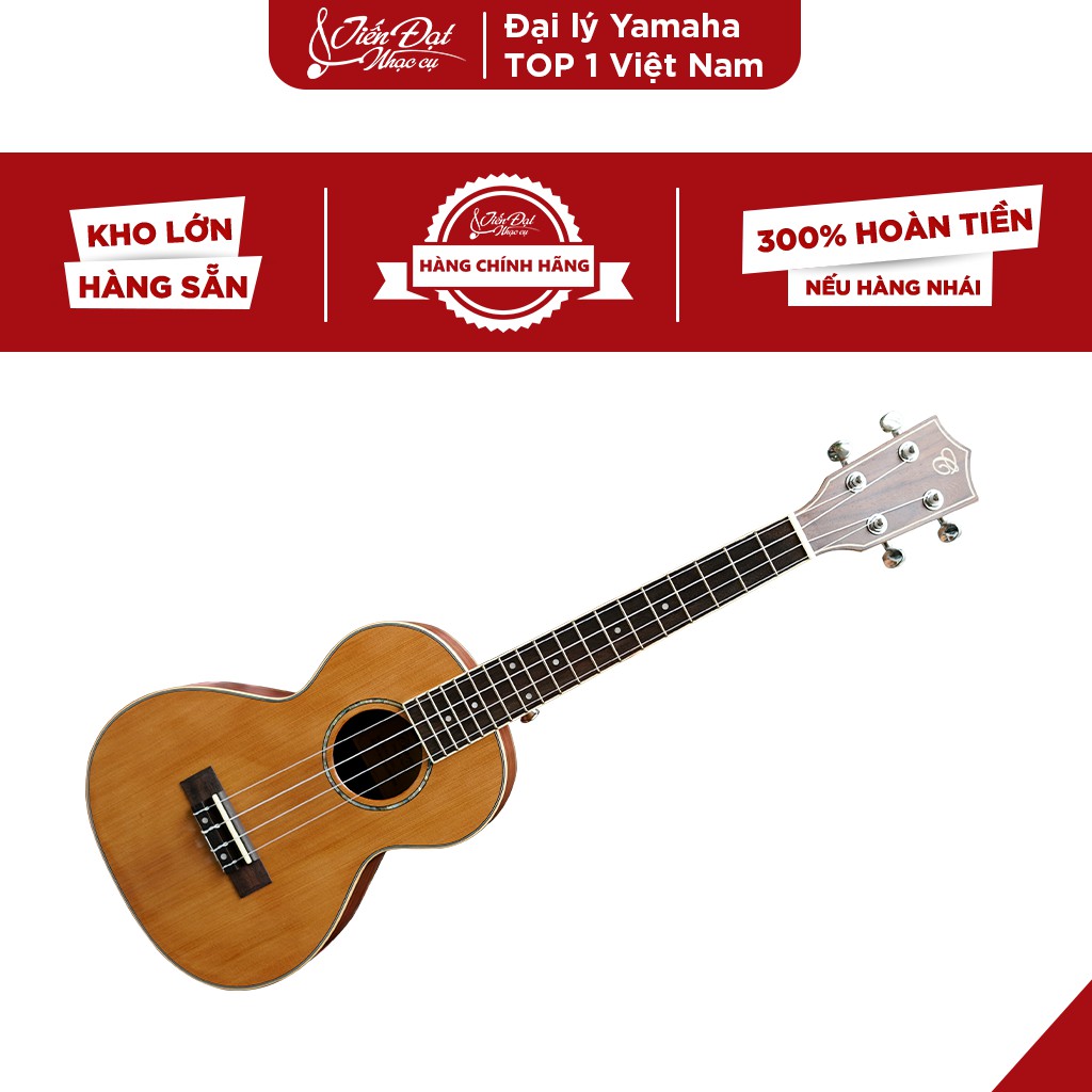 [Bảo Hành 12 Tháng] Đàn Ukulele Tenor Chard 18 Phím, 26 Inch Gỗ Thông Cao Cấp Siêu Bền