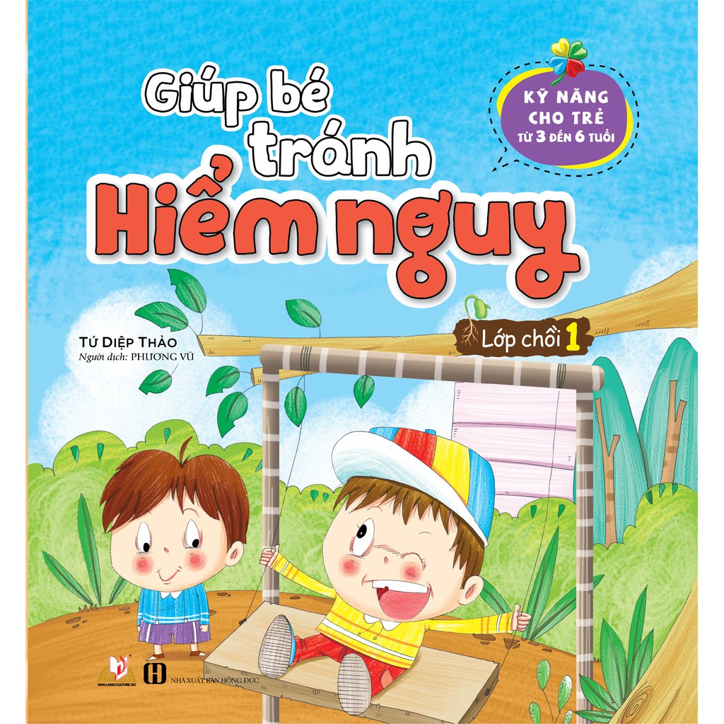 Sách Giúp Bé Tránh Hiểm Nguy Bộ 6 cuốn cho bé từ 3 đến 6 tuổi - VLG