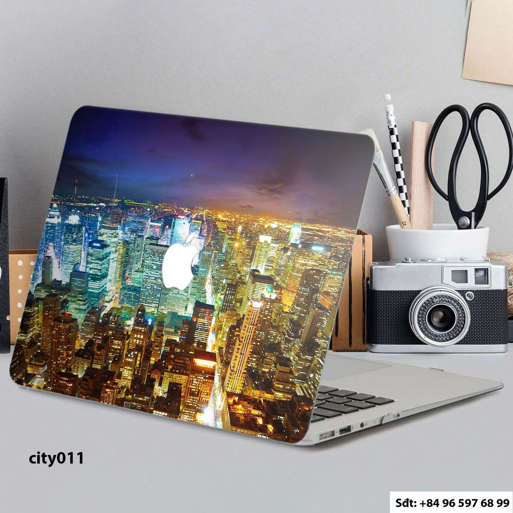 [ SIÊU CHẤT]  Dán decal cho các dòng Macbook Pro  in nhiều mẫu City cực đẹp