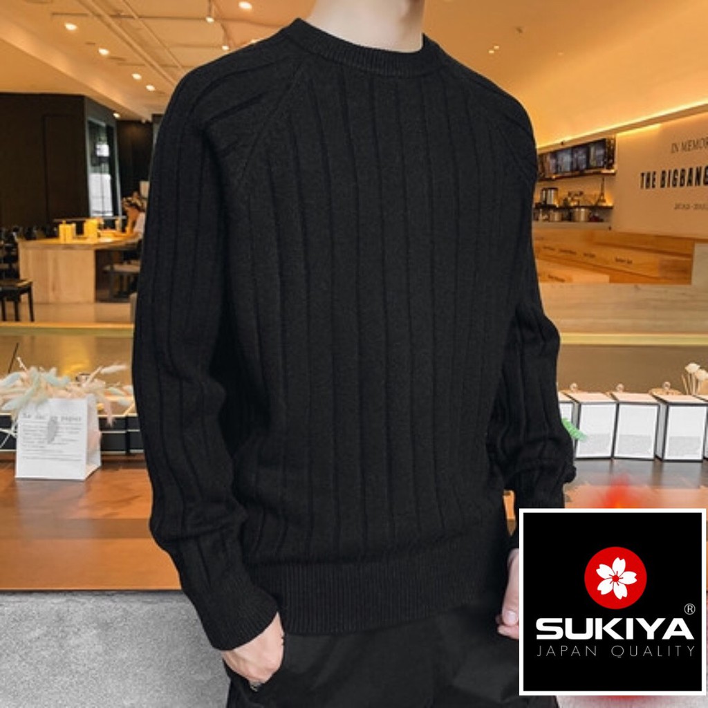 Áo len nam cổ tròn dáng Hàn Quốc, Chất len lông cừu mềm mại AL05 | BigBuy360 - bigbuy360.vn