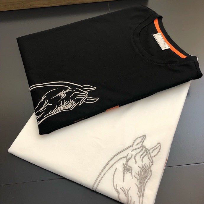 Hàng Mới Về Áo Thun Nam Tay Lỡ Thêu Chữ H 22ss Thời Trang