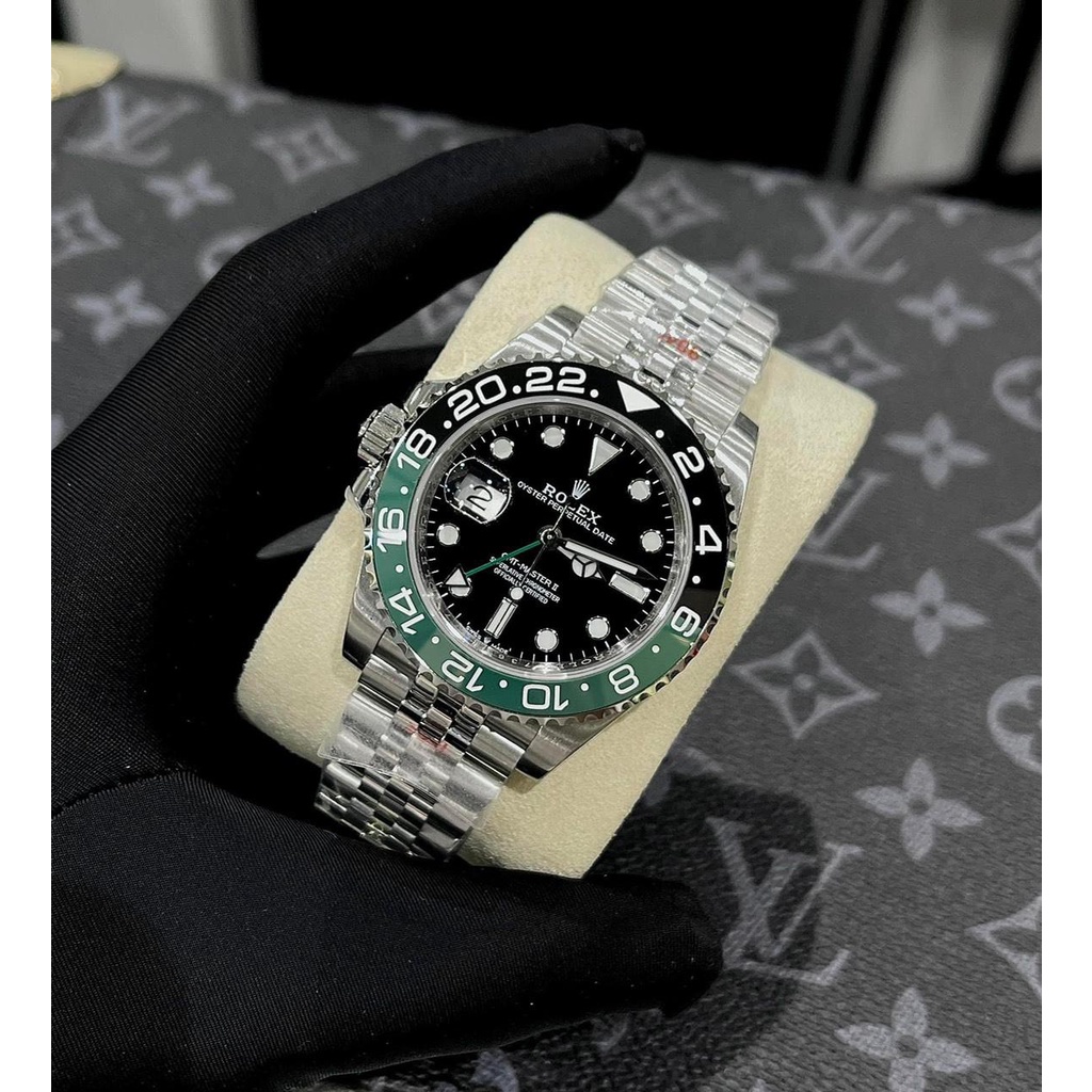 Đồng Hồ Nam Rolex GMT Master II Nhà Máy RL Siêu Cấp Như Au - Máy Automatic Thụy Sĩ - Size 40mm - Bảo Hành 5 Năm