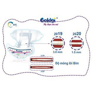 [ MUA 2B_GIẢM 20K] TÃ/BỈM GOLDGI 2020 NÂNG CẤP nội địa Nhật quần/dán đủ size Nb92/S84/M66/M60/L56/L48/XL46/XL44/XXL34