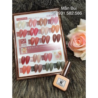 Set thạch nhũ cao cấp 18 chai telisha- tặng kèm bảng màu