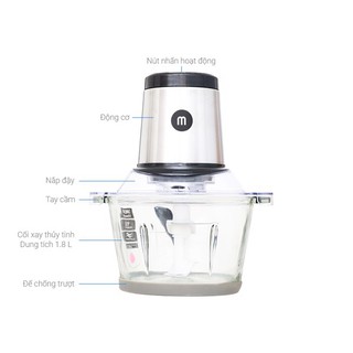 Máy xay thịt đa năng Mishio MK-135 1,8L