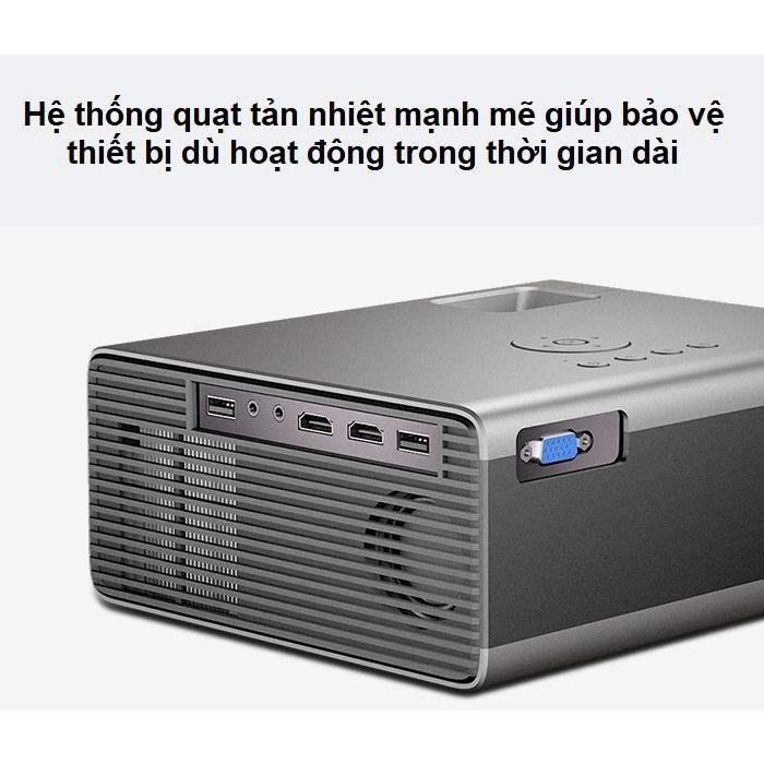 Máy chiếu HD RD825 kết nối không dây với điện thoại, máy tính hỗ trợ tiếng Việt - Projector RD825