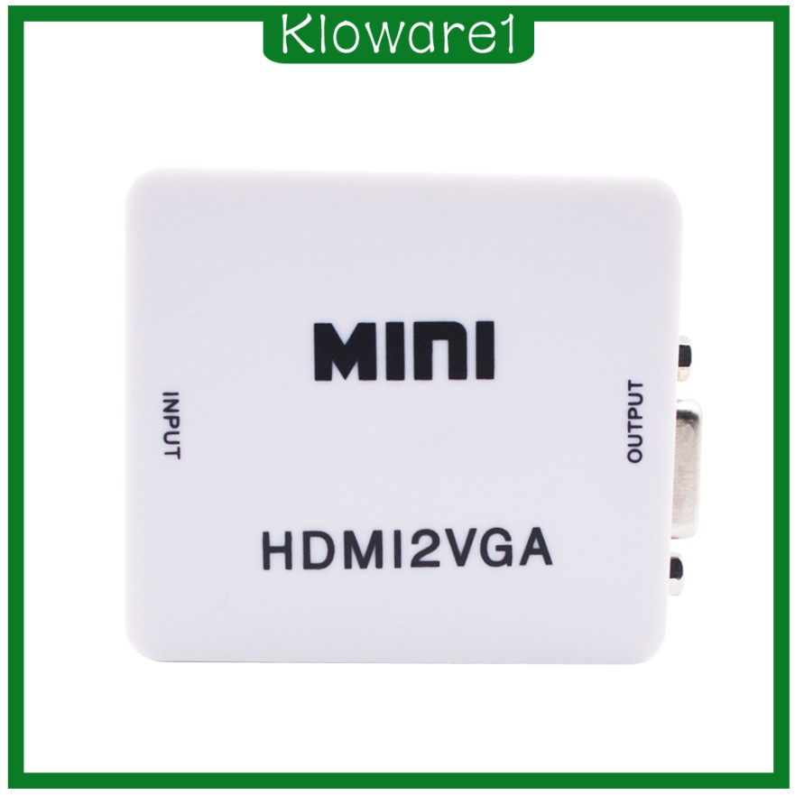 Bộ Chuyển Đổi Hdmi Mạ Vàng Từ Cổng Hdmi Sang Vga Kloware1 | BigBuy360 - bigbuy360.vn