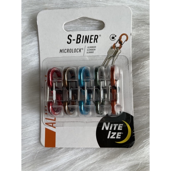 Nite Ize S-Biner Microlock Khóa nhôm Biners -Mỹ