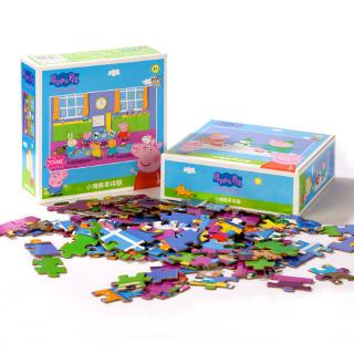 Bộ 100 Mảnh Ghép Tranh Hình Heo Peppa Xinh Xắn Dành Cho Bé 3-6 Tuổi