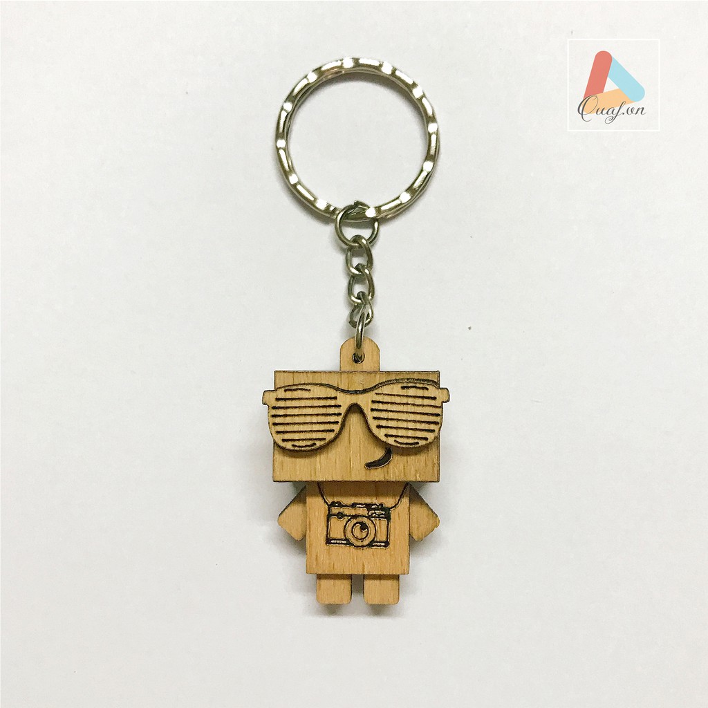 Móc khóa danbo (con mắt kính)