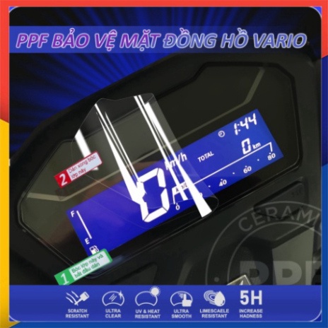 Dán Bảo Vệ Mặt Đồng Hồ Honda Vario 2019 Tới 2022 Chât Liệu PPF 6 Lớp