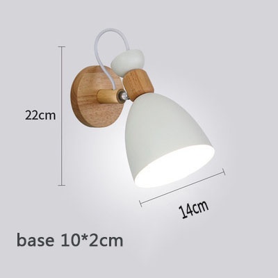 Đèn Led Gắn Tường Bằng Gỗ Thiết Kế Đơn Giản Sáng Tạo