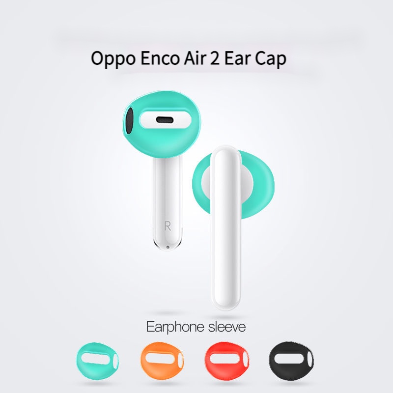 Vỏ Bọc Tai Nghe Bằng Silicone Siêu Mỏng Chống Bụi Chống Mòn Cho Oppo Enco Air 2