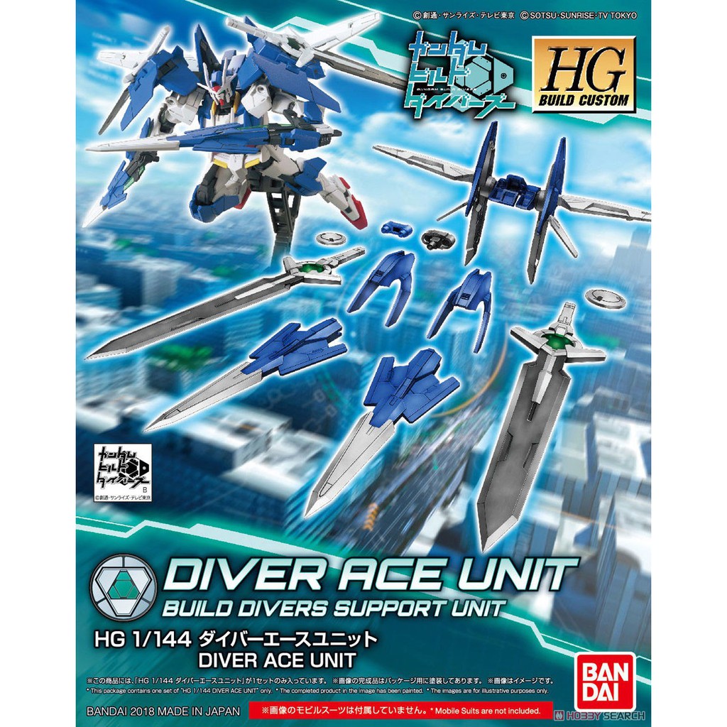 Bộ phụ kiện HG BC Diver Ace Unit 036 Bandai