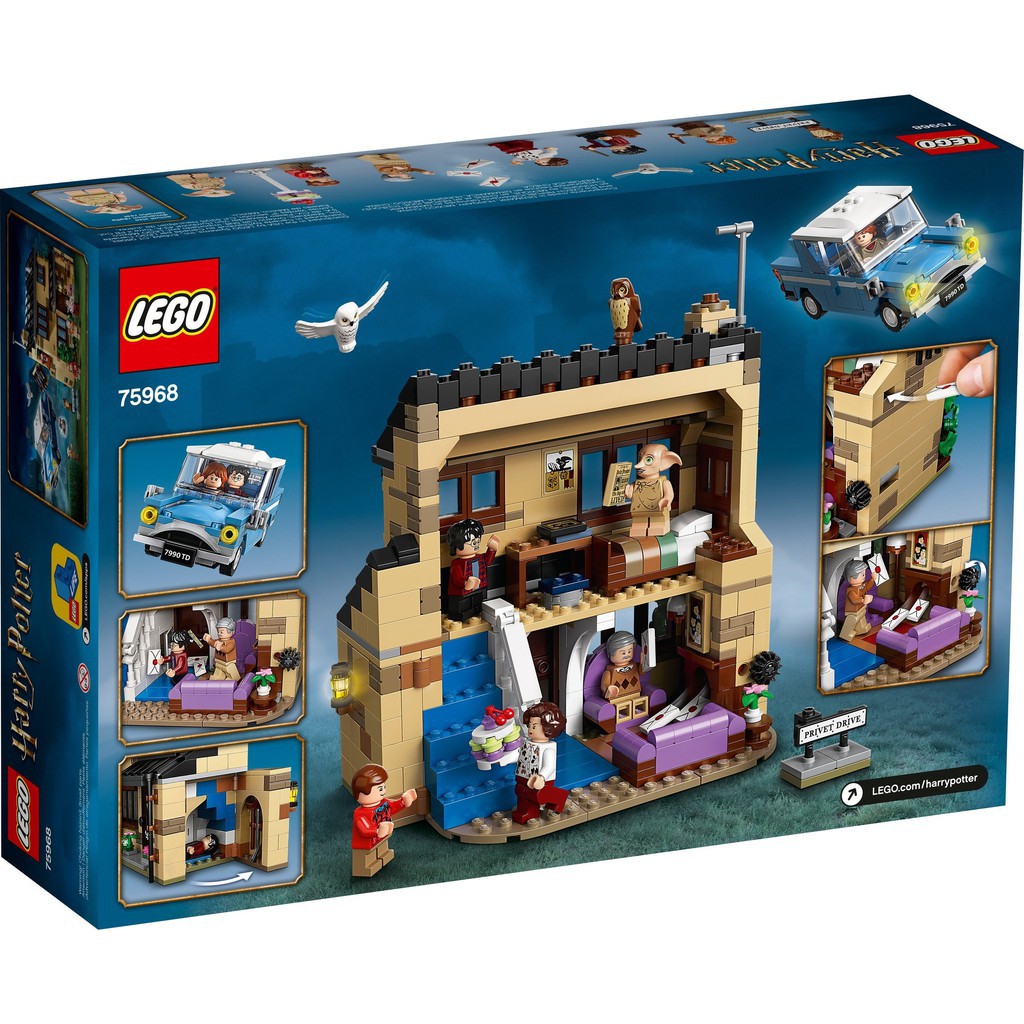 [Hàng có sẵn] LEGO 75968 Harry Potter 4 Bộ xếp hình Privet Drive