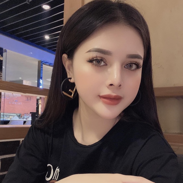 BÔNG TAI TRÒN FF ĐEN