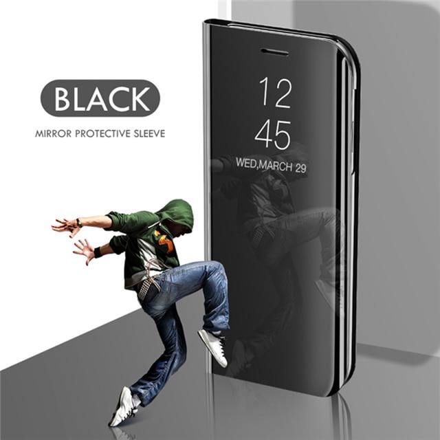Bao Da Tráng Gương Thời Trang Cho Xiaomi Redmi Note 10 9 9t 8 8a Pro Max