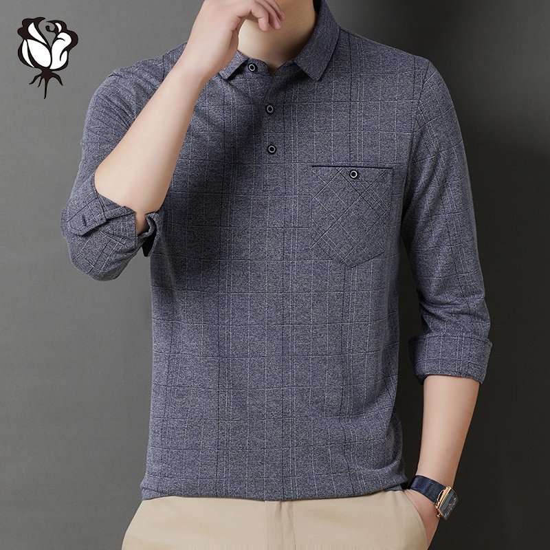 MỚI Áo polo nam dài tay có đèn LED 3 màu