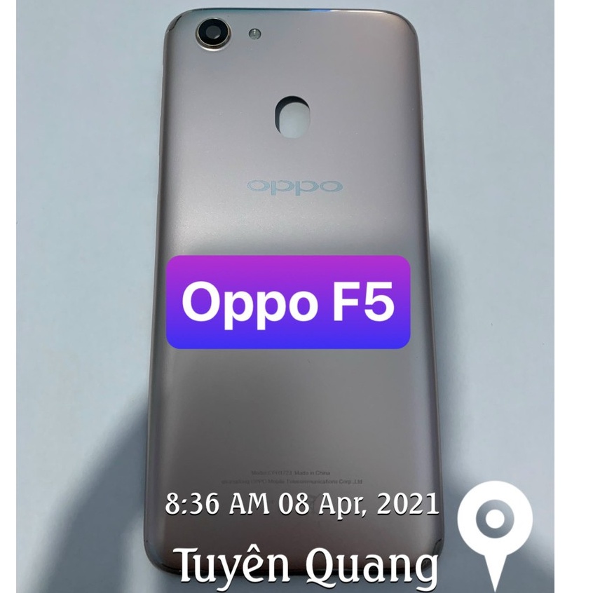 vỏ lưng oppo F5 - gồm lưng,phím,kính camera