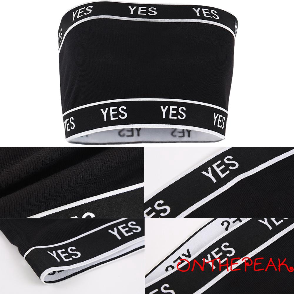 Áo Ống Quấn Ngực Họa Tiết Chữ Gợi Cảm Cho Nữ | BigBuy360 - bigbuy360.vn