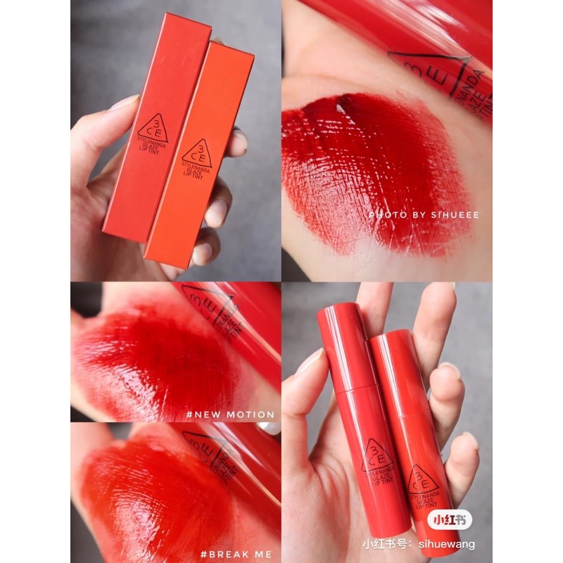 Son Tint Bóng Siêu Lì, Lên Màu Siêu Chuẩn 3CE Glaze Lip Tint 5g