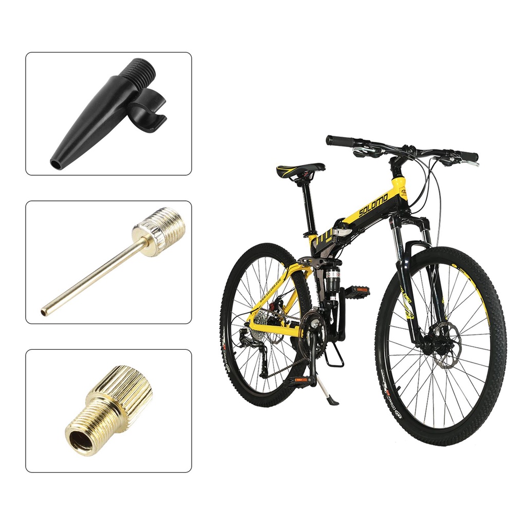 Bộ 3 Dụng Cụ Bơm Hơi Cho Quả Bóng Đá / Bóng Rổ / Bóng Đá Tiện Dụng