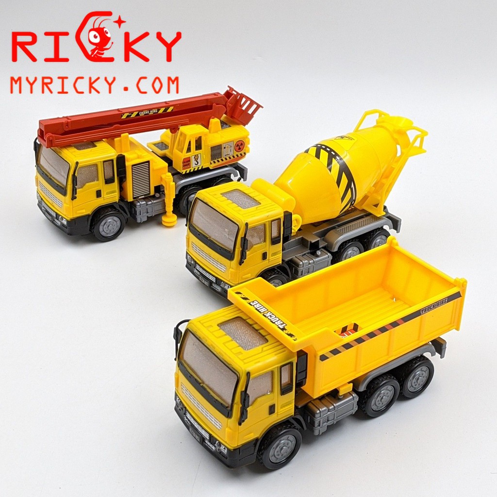 Bộ xe công trình đèn nhạc vui nhộn