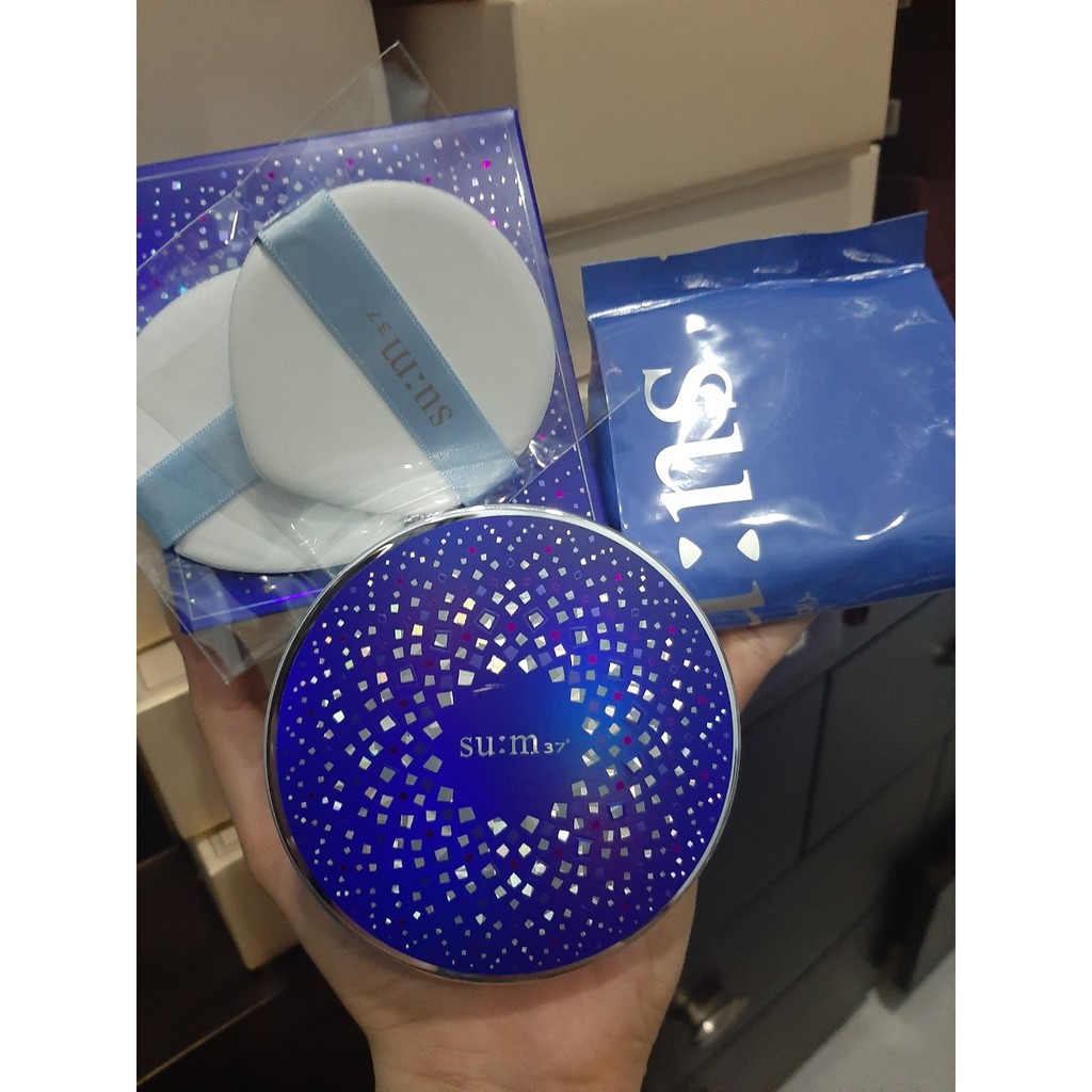 Phấn nước cấp nước kiềm dầu se lỗ chân lông Su:m37 cc cushion perfect finish special Edition spf50+/pa+++ | BigBuy360 - bigbuy360.vn