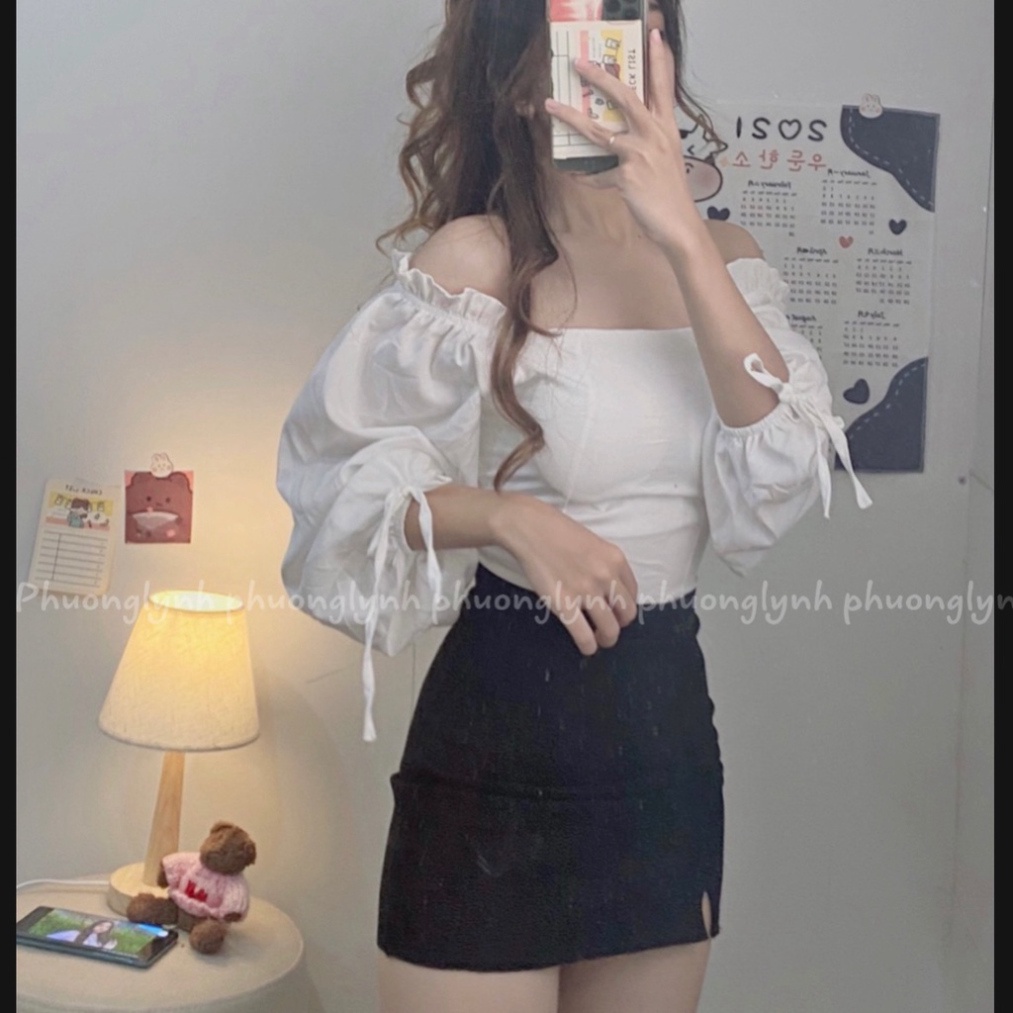 Áo kiểu tay phồng, chất voan mềm [MS26/GN39] | BigBuy360 - bigbuy360.vn