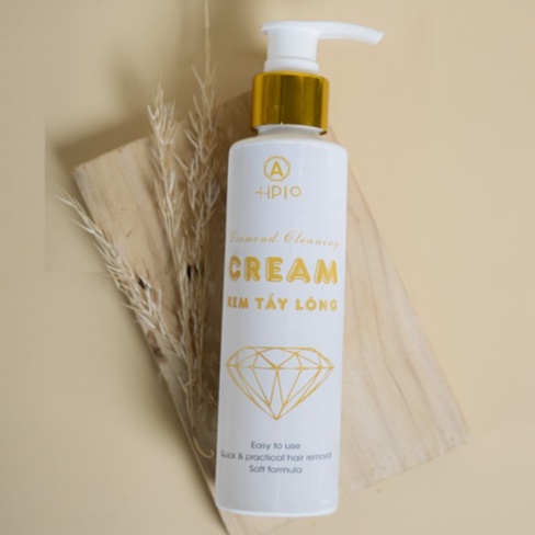 Combo Kem tẩy lông HPIO - Diamond Cleaning Cream giúp làm sạch lông chân, lông nách, vùng kín chỉ trong 5 phút