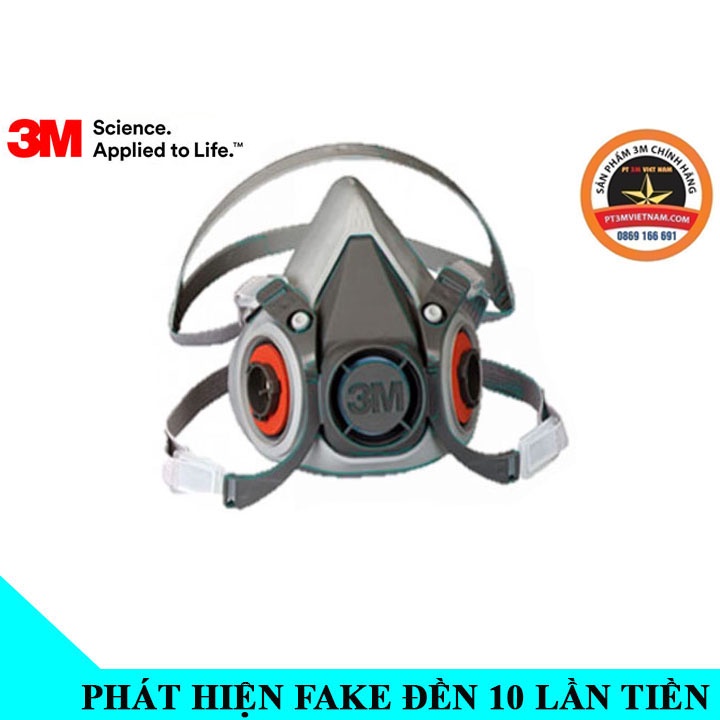 Mặt nạ phòng độc 3M 6200 (CHƯA PHIN)