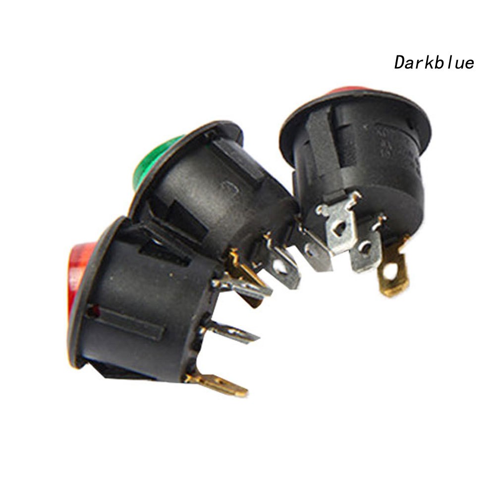 Công Tắc Tròn Cho Đèn Tín Hiệu DK-C 12V DC 20A 20mm
