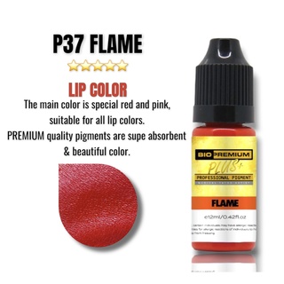 MỰC PHUN XĂM P37 FLAME ( ĐỎ HỒNG CAM )