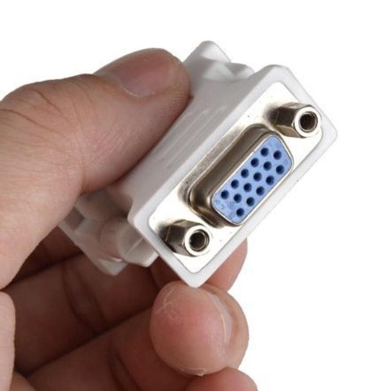 Đầu chuyển đổi Vga 24+1 cái pin 15 sang pin dvi đực chuyên dụng cho Laptop/ máy tính