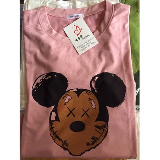 áo phông mickey hồng