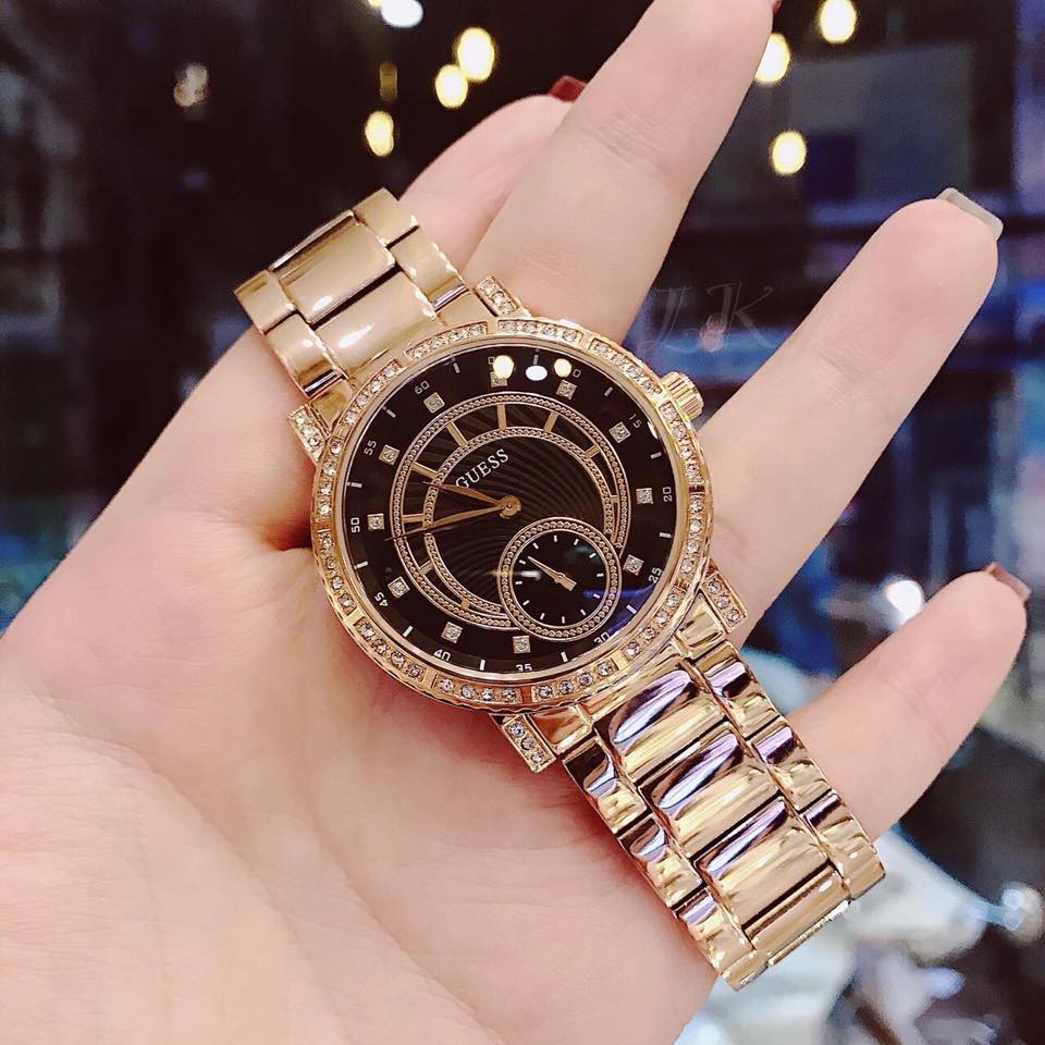 Đồng Hồ Nữ Guess W1006L2 38mm Dây Thép Màu Rose Size 38mm