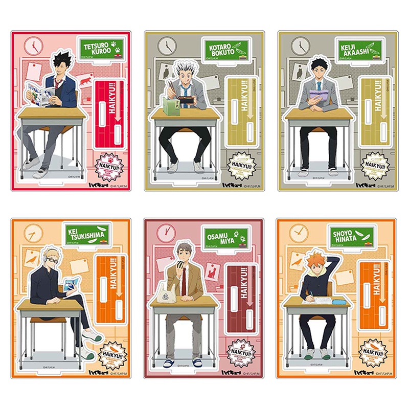 Anime Haikyuu!! Mô Hình Nhân Vật Đứng Bằng Nhựa Acrylic Trang Trí Bàn