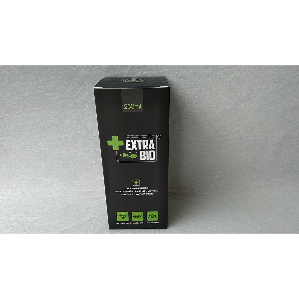 Men vi sinh cao cấp Extra bio chai 250ml dùng cho hồ cá.