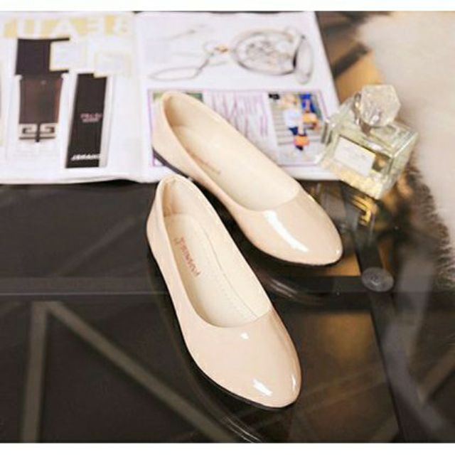 Giày búp bê size lớn big size 40 đến 43 màu da | BigBuy360 - bigbuy360.vn