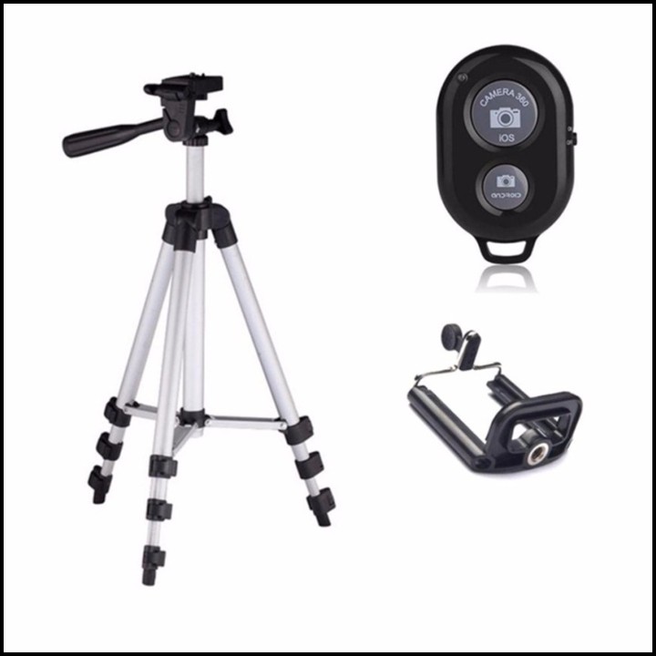 [Tặng Khẩu Trang] Tripod TF 3110 - Gía đỡ máy ảnh và điện thoại - Thiết kế hiện đại chắc chắn - Shop Hàng Cực Rẻ