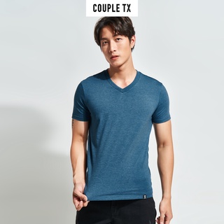 Áo Thun Cổ Tim Basic Nam Couple TX MTS 1119