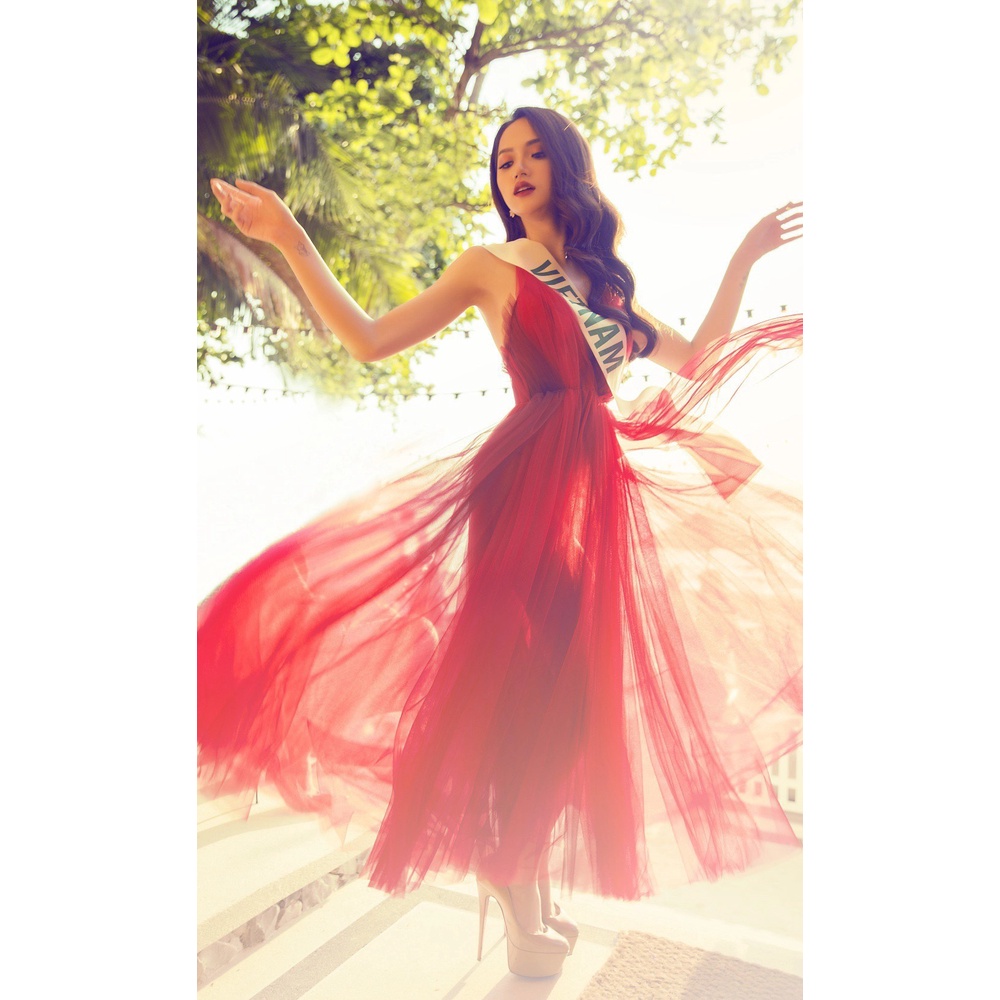 sash vietnam Miss international queen của hương giang + tặng kèm huy hiệu cài sash