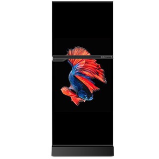 Decal dán trang trí tủ lạnh mẫu cá koi 3