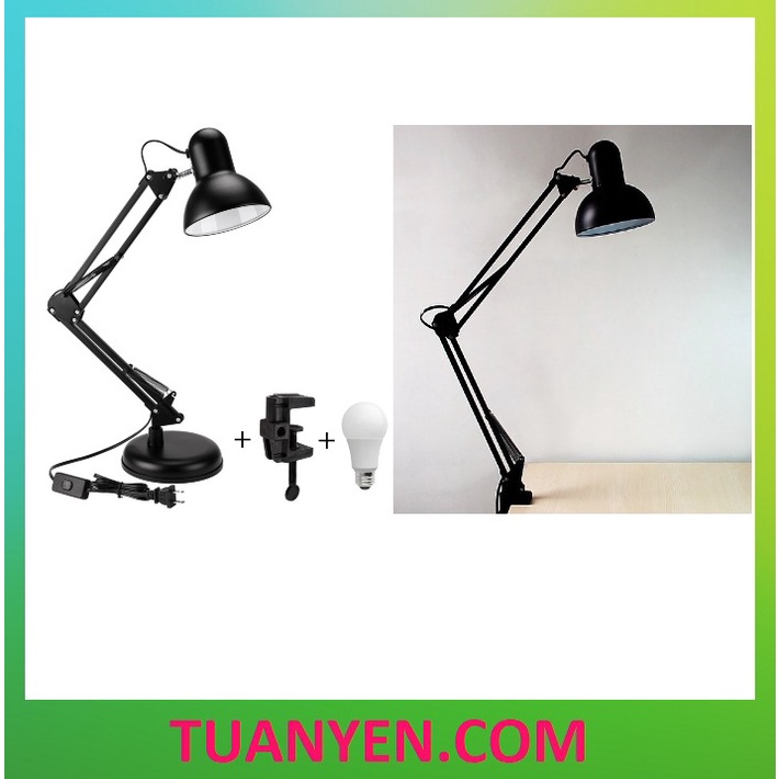 Đèn Kẹp Bàn Học, Đọc Sách, Làm Việc PIXAR. Kẹp Bàn Chắc Chắn. Bóng LED Chống Cận Bảo Vệ Mắt