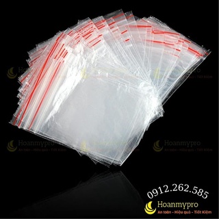 Túi Zip Chỉ Đỏ 1kg Túi Zipper Bấm Miệng Loại Dày Hàng Có Sẵn Nhiều Kích Thước BaoBiHoanmypro