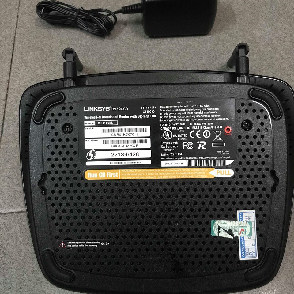 Bộ phát wifi Cisco Linksys WRT160NL 300Mbps