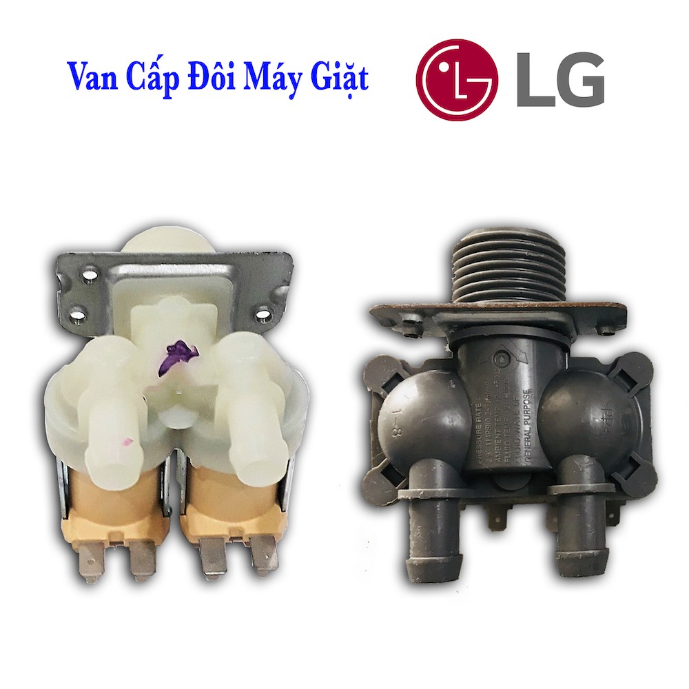 Van cấp nước đôi máy giặt LG 220V- Rơ le cấp nước đôi máy giặt LG Hàng Zin Chính Hãng ( dùng chung cả SAMSUNG cửa ngang)