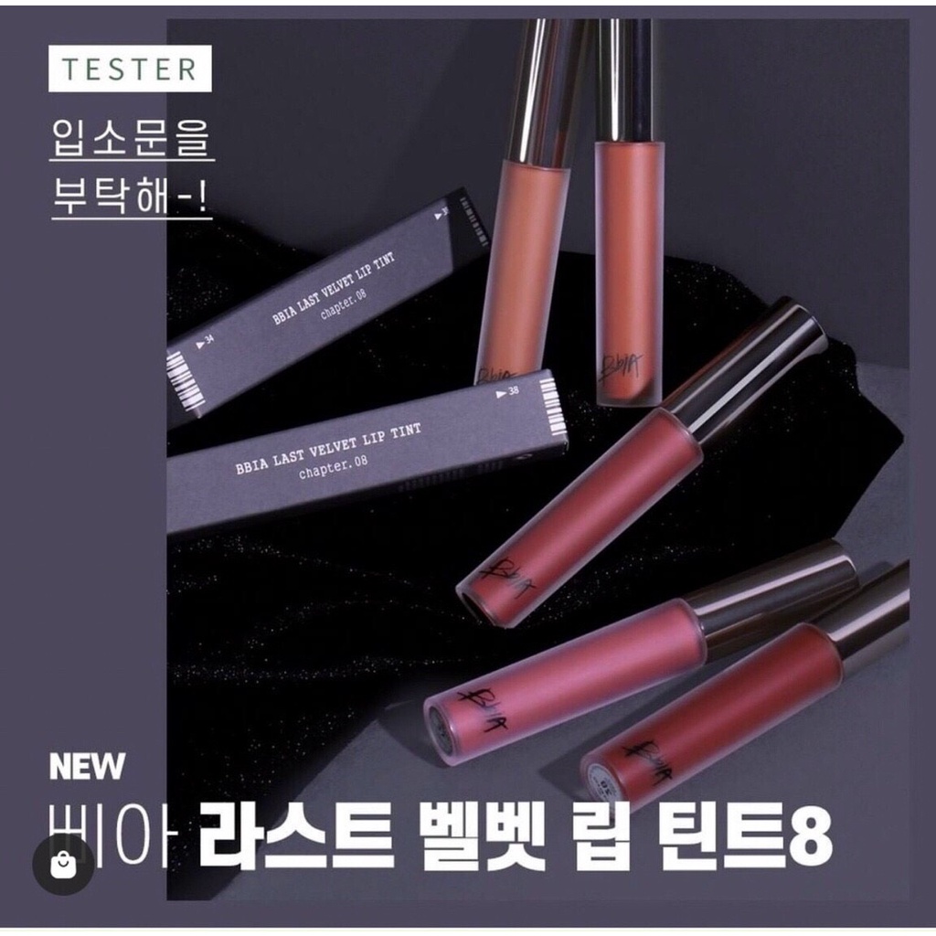 Son kem lì Bbia Last Velvet Lip Tint đủ màu